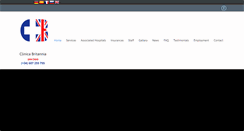 Desktop Screenshot of clinicabritannia.com